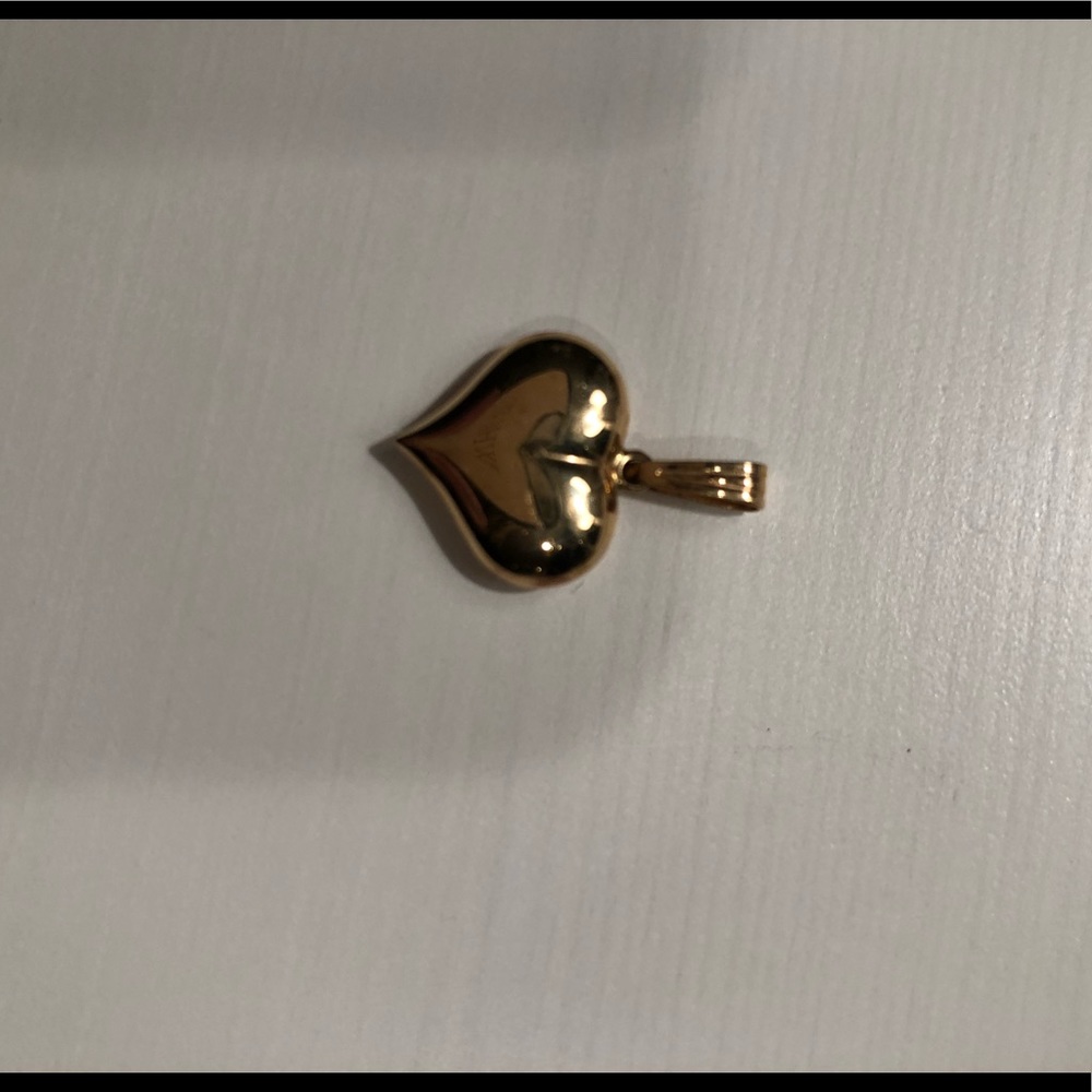 14K solid gold pendant